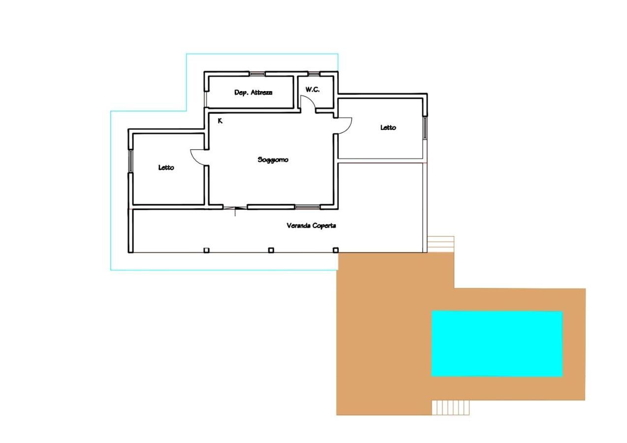 Villa Marci Con Piscina Privata A Nulvi Exterior foto